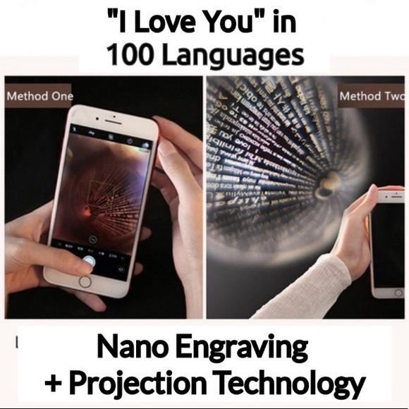 I Love You Projection Necklace - Picture 2 of 6